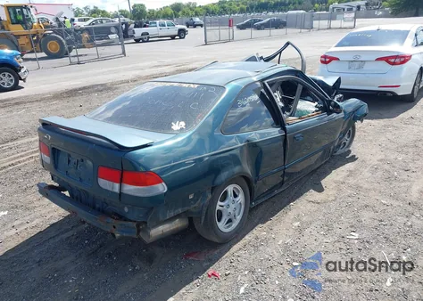 1998 Honda Civic Ex from USA, damaged, VIN 1HGEJ8243WL028465